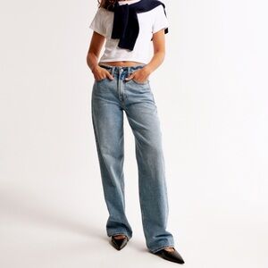 Abercrombie & Fitch Light Blue Relaxed Jeans
